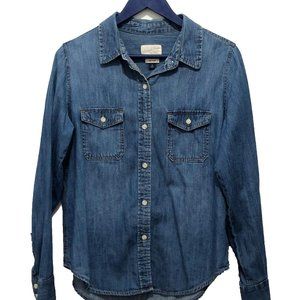 Women's Button Down Denim Shirt